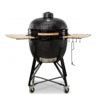 Grill ceramiczny Kamado Bono Media Czarny